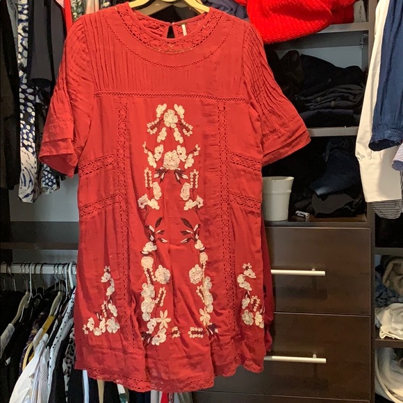 Free People Embroidered Dress - Picture 3 of 3